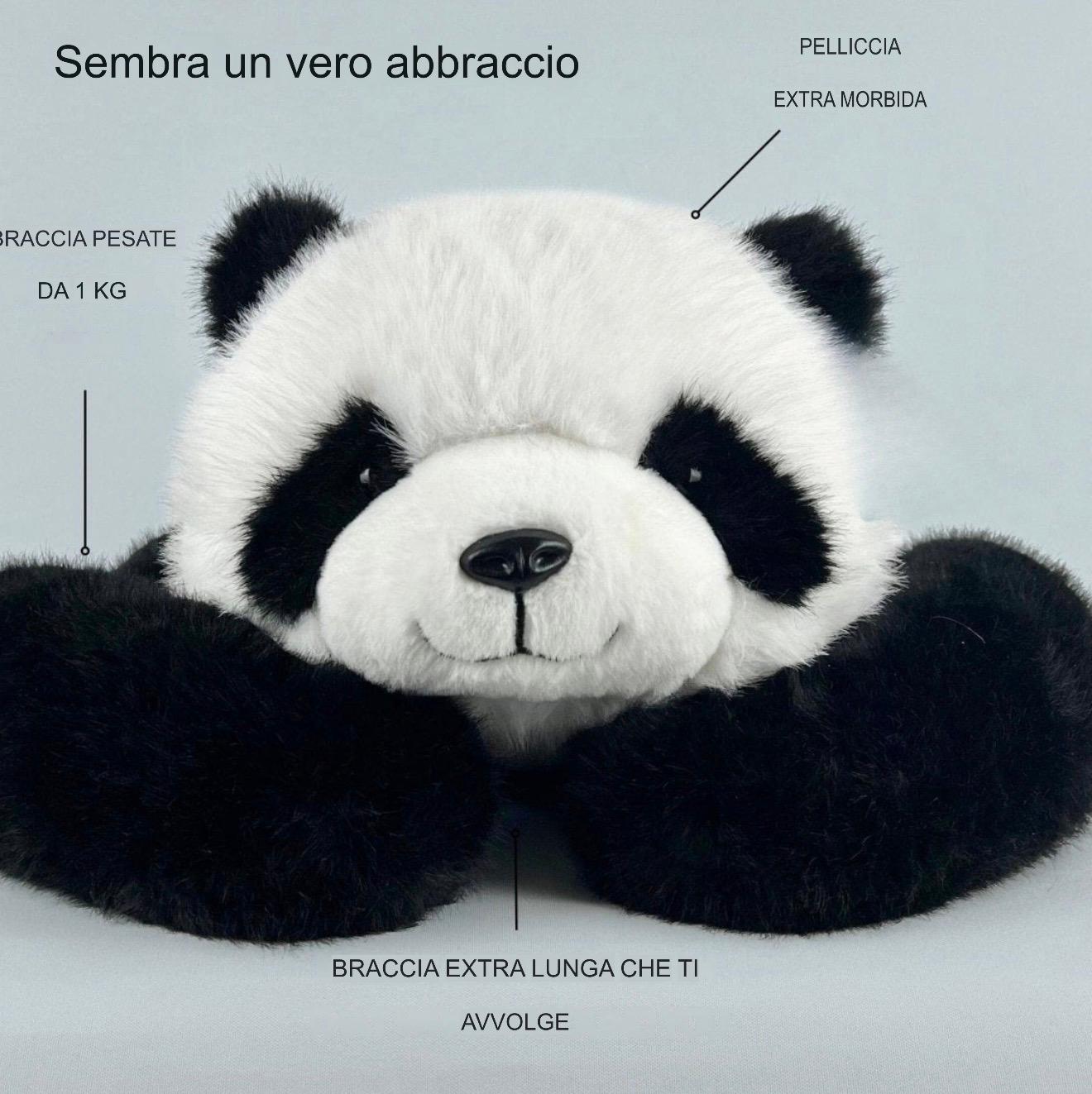 SOFTHUGGO – Compagno coccoloso per la riduzione dello stress con pelliccia sintetica ultra morbida🧸 🐼