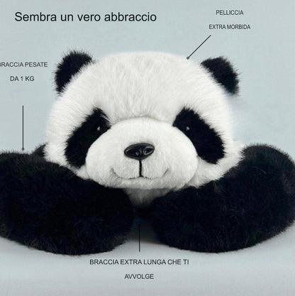 SOFTHUGGO – Compagno coccoloso per la riduzione dello stress con pelliccia sintetica ultra morbida🧸 🐼