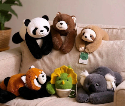 SOFTHUGGO – Compagno coccoloso per la riduzione dello stress con pelliccia sintetica ultra morbida🧸 🐼