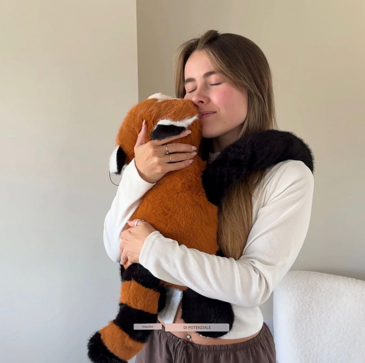 SOFTHUGGO – Compagno coccoloso per la riduzione dello stress con pelliccia sintetica ultra morbida🧸 🐼