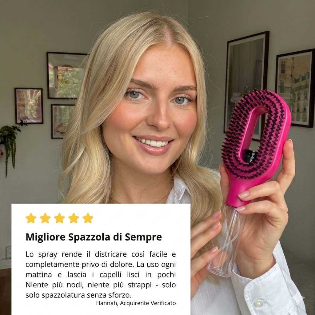Spazzola Il modo più semplice per avere capelli lisci🩷