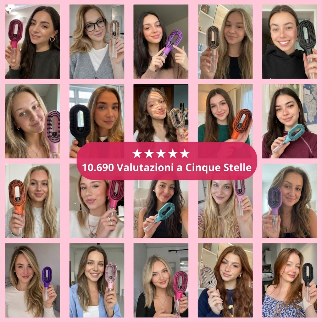 Spazzola Il modo più semplice per avere capelli lisci🩷